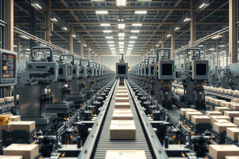 半導體自動化封裝生產線